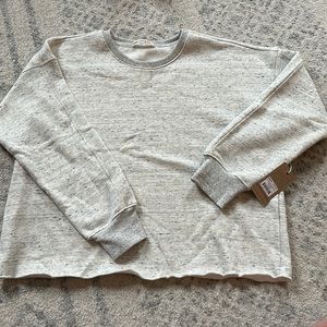 Marine Layer Gray Speckled Sweatshirt